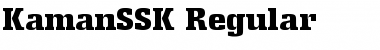 Download KamanSSK Font Download KamanSSK Font