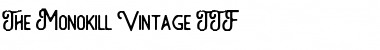 Download The Monokill Font Download The Monokill Font