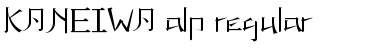 Download KANEIWA alp regular Font Download KANEIWA alp regular Font