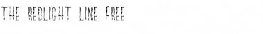 Download The Redlight Line Free Font Download The Redlight Line Free Font