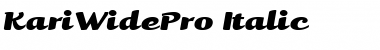 Download Kari Wide Pro Font Download Kari Wide Pro Font