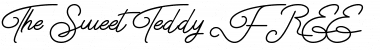 Download The Sweet Teddy Font Download The Sweet Teddy Font