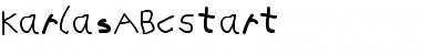Download KarlasABCStart Font Download KarlasABCStart Font