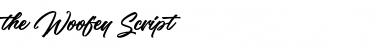Download the Woofey Script Font Download the Woofey Script Font