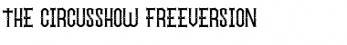 Download The Circus Show FreeVersion Font