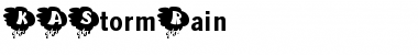 Download KAStormRain Font Download KAStormRain Font