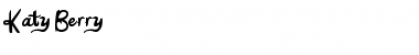 Download Katy Berry Font Download Katy Berry Font