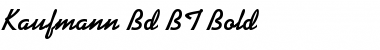 Download Kaufmann Bd BT Font Download Kaufmann Bd BT Font