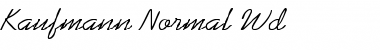 Download Kaufmann-Normal Wd Font Download Kaufmann-Normal Wd Font