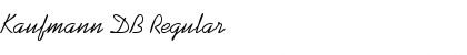 Download Kaufmann DB Font Download Kaufmann DB Font