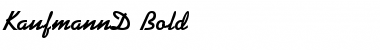 Download KaufmannD Font Download KaufmannD Font
