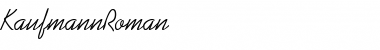 Download KaufmannRoman Font Download KaufmannRoman Font