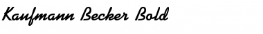 Download Kaufmann Becker Bold Font Download Kaufmann Becker Bold Font