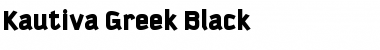 Download Kautiva Greek Black Font Download Kautiva Greek Black Font