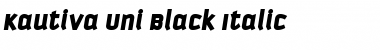 Download Kautiva Uni Black Font Download Kautiva Uni Black Font