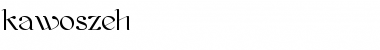 Download kawoszeh Font Download kawoszeh Font