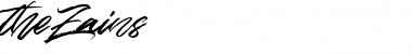 Download The Zains Font Download The Zains Font