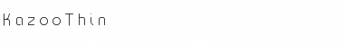 Download KazooThin Font Download KazooThin Font