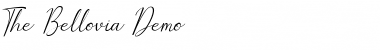 Download The Bellovia Demo Font Download The Bellovia Demo Font