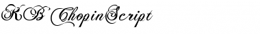 Download KB ChopinScript Font Download KB ChopinScript Font