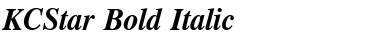 Download KCStar Bold Italic Font Download KCStar Bold Italic Font