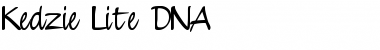 Download Kedzie Lite DNA Font Download Kedzie Lite DNA Font