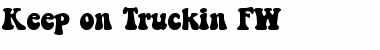 Download Keep on Truckin'FW Font Download Keep on Truckin'FW Font