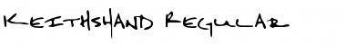 Download KeithsHand Font Download KeithsHand Font