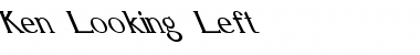 Download Ken Looking Left Font Download Ken Looking Left Font