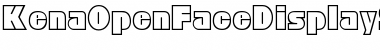 Download KenaOpenFaceDisplaySSK Font Download KenaOpenFaceDisplaySSK Font
