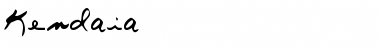 Download Kendaia Font Download Kendaia Font