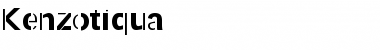 Download Kenzotiqua Font Download Kenzotiqua Font