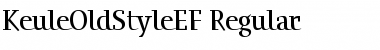 Download KeuleOldStyleEF Font Download KeuleOldStyleEF Font