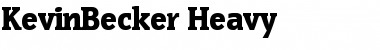 Download KevinBecker-Heavy Font Download KevinBecker-Heavy Font