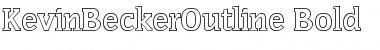 Download KevinBeckerOutline Font Download KevinBeckerOutline Font