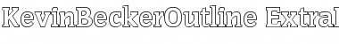Download KevinBeckerOutline-ExtraBold Font Download KevinBeckerOutline-ExtraBold Font