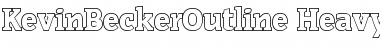 Download KevinBeckerOutline-Heavy Font Download KevinBeckerOutline-Heavy Font