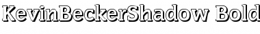Download KevinBeckerShadow Font Download KevinBeckerShadow Font