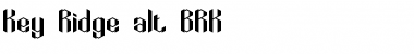 Download Key Ridge alt BRK Font Download Key Ridge alt BRK Font