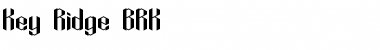 Download Key Ridge BRK Font Download Key Ridge BRK Font