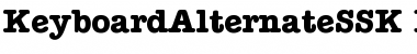 Download KeyboardAlternateSSK Font Download KeyboardAlternateSSK Font