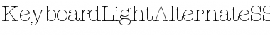 Download KeyboardLightAlternateSSK Font Download KeyboardLightAlternateSSK Font