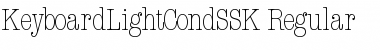 Download KeyboardLightCondSSK Font Download KeyboardLightCondSSK Font