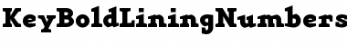 Download KeyBoldLiningNumbers Font Download KeyBoldLiningNumbers Font