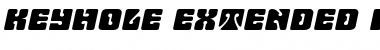 Download KeyholeExtended Font Download KeyholeExtended Font