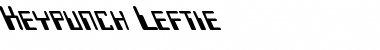 Download Keypunch Leftie Font Download Keypunch Leftie Font