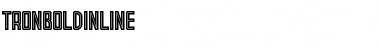 Download Tron Bold Inline Font Download Tron Bold Inline Font
