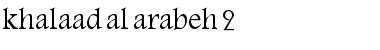Download khalaad al-arabeh 2 Font Download khalaad al-arabeh 2 Font