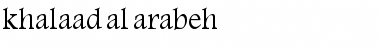 Download khalaad al-arabeh Font Download khalaad al-arabeh Font