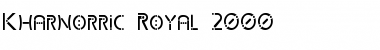 Download Kharnorric Royal 2000 Font Download Kharnorric Royal 2000 Font